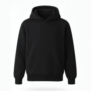 black hoodie
